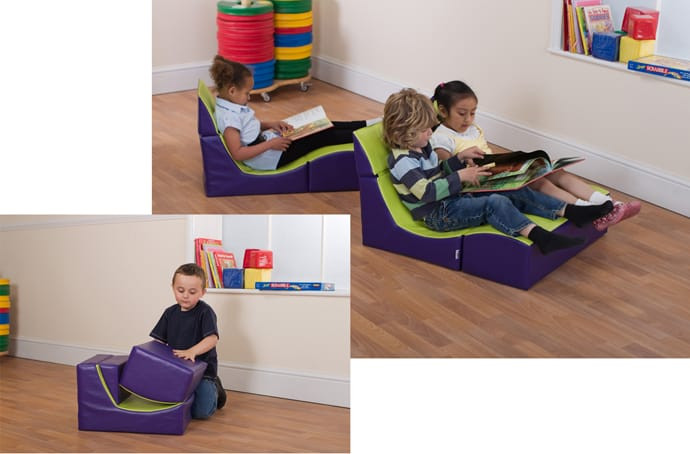 Kids Floor Chair
 Beanbags Cushions Loungers and Modular Sofa Seating For Kids