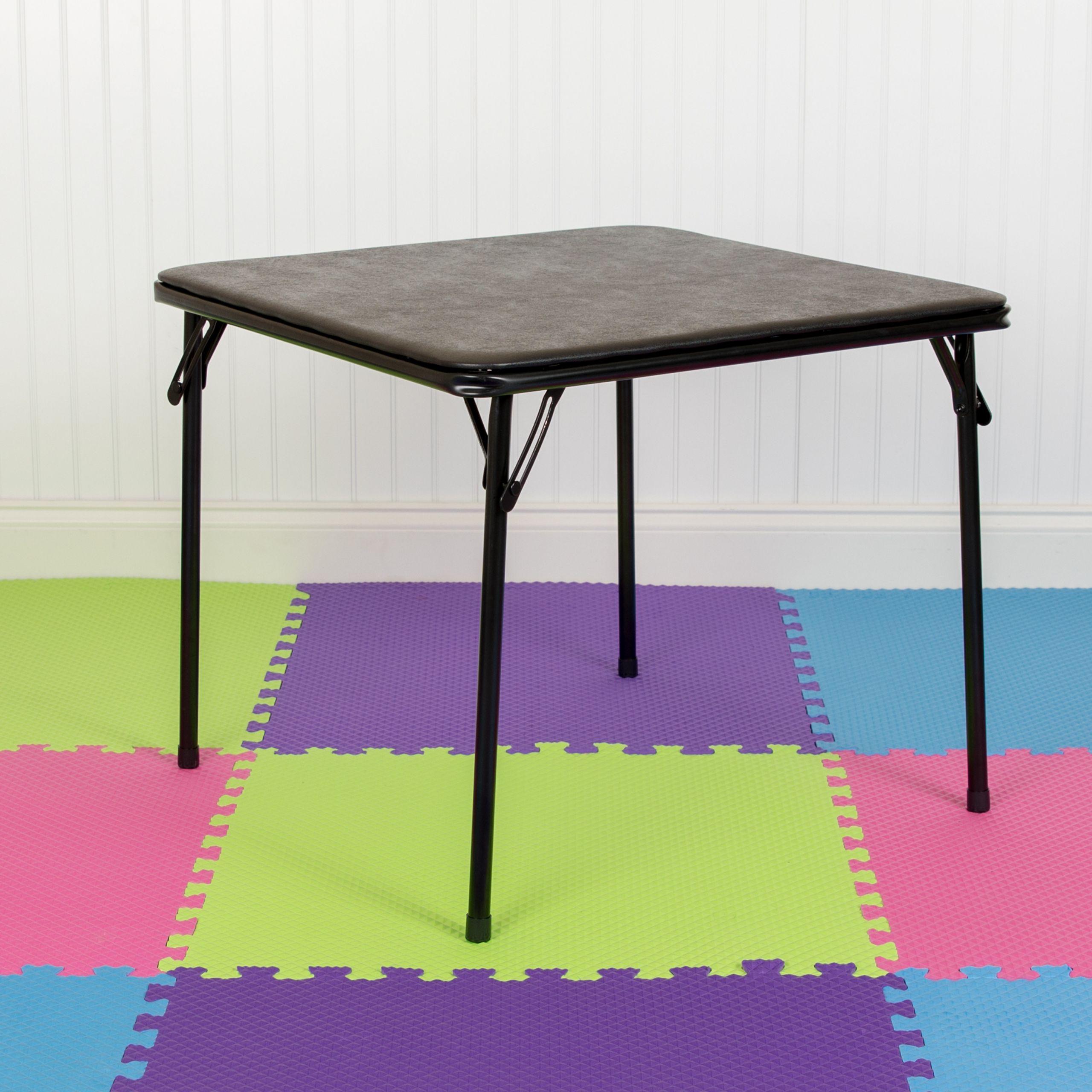 Kids Folding Table
 Flash Furniture Kids Black Folding Table Walmart