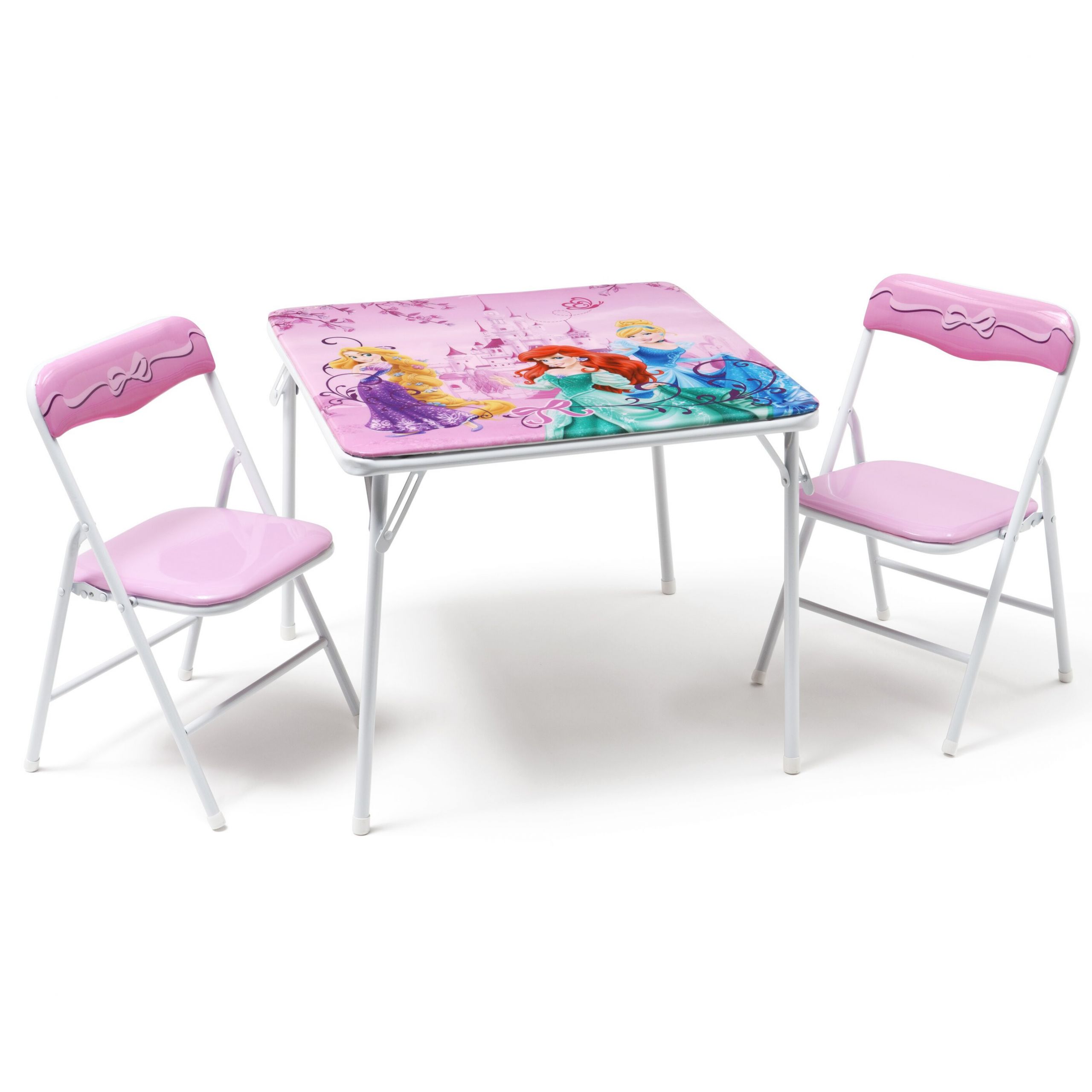 Kids Folding Table
 DeltaChildren Princess Folding Children 3 Piece Square