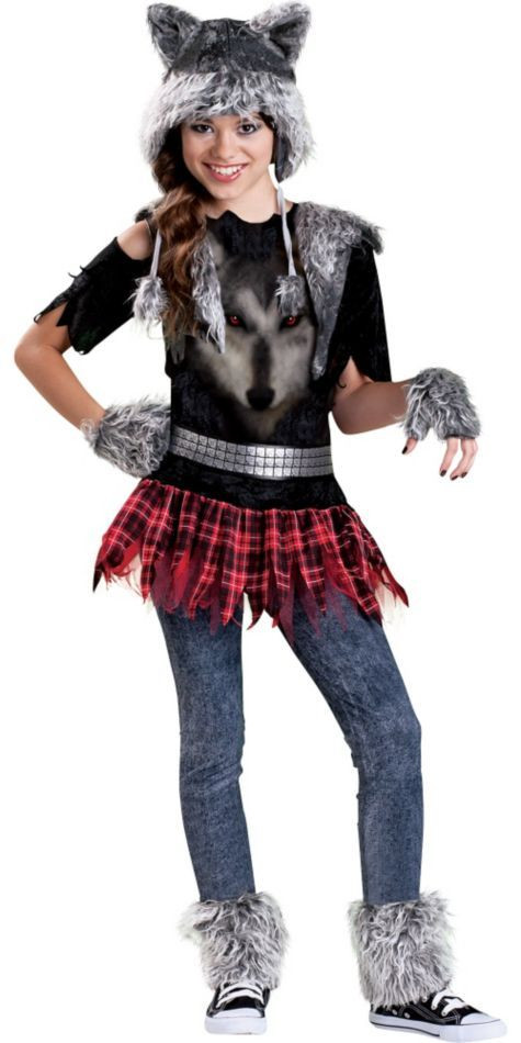 Kids Halloween Costumes Party City
 Girls Werewolf Costume Party City