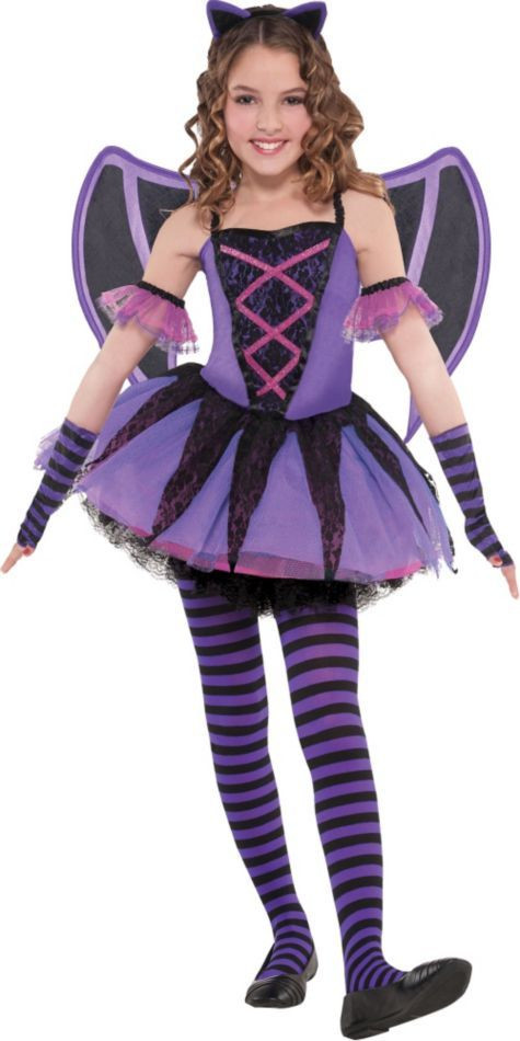 Kids Halloween Costumes Party City
 Girls Bat Ballerina Costume Party City