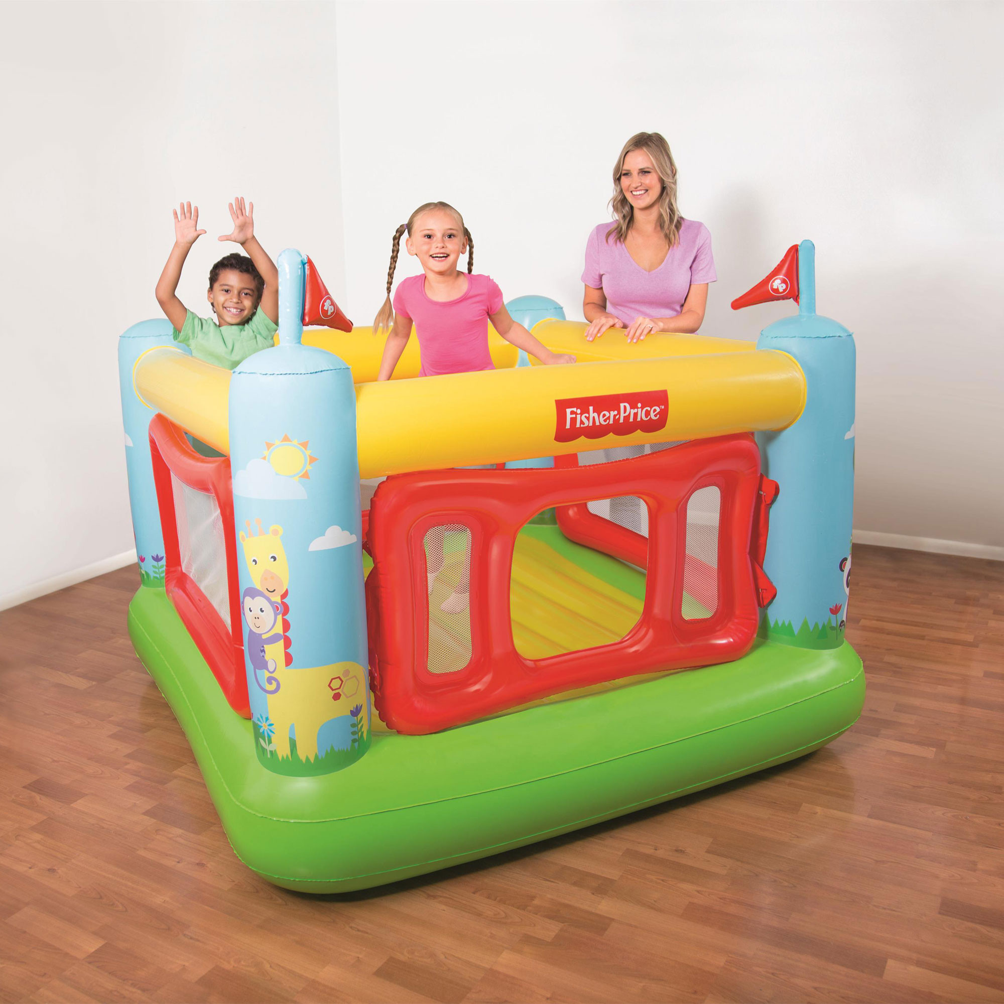 Kids Indoor Bounce
 Fisher Price Kids Bouncetastic Bouncer Indoor Inflatable