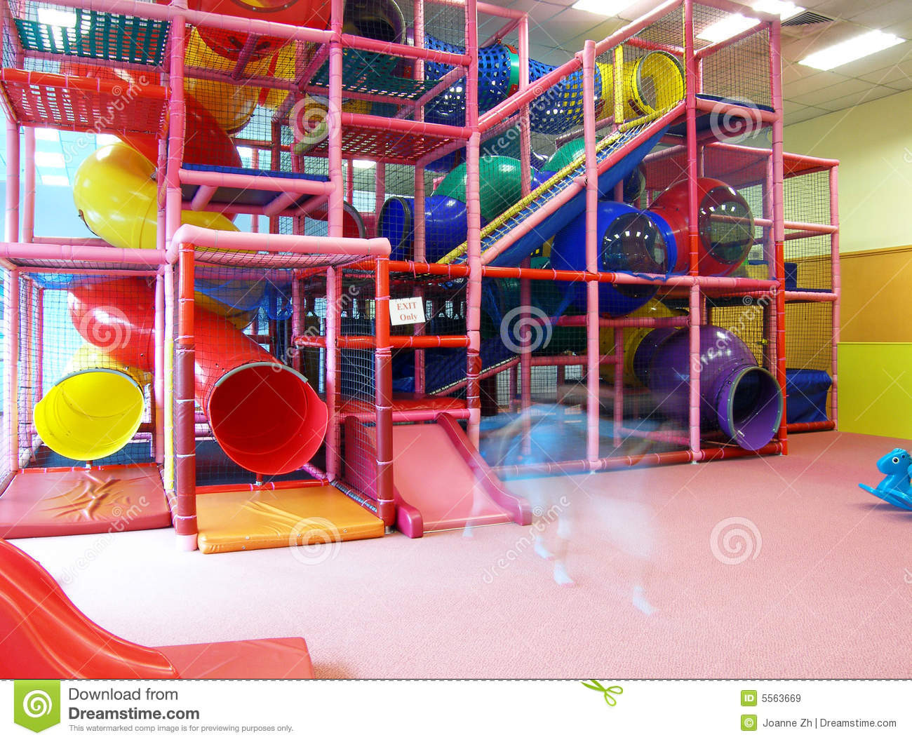 Kids Indoor Play Structure
 Indoor Children Playground Structure Stock Image Image