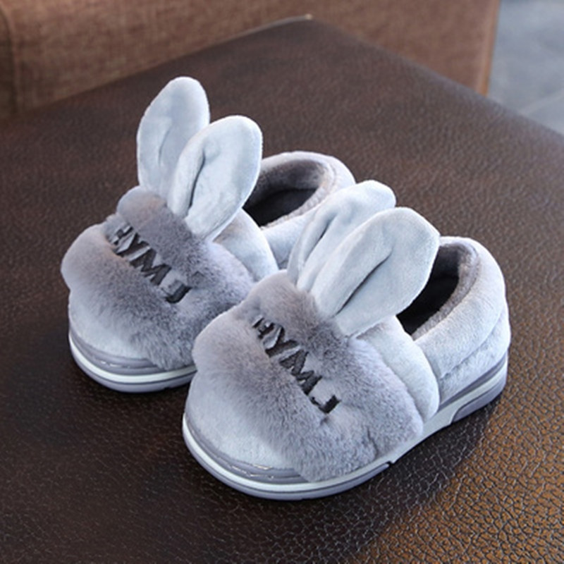 Kids Indoor Slippers
 Baby Girls Cotton Slippers Winter Children Indoor Shoes