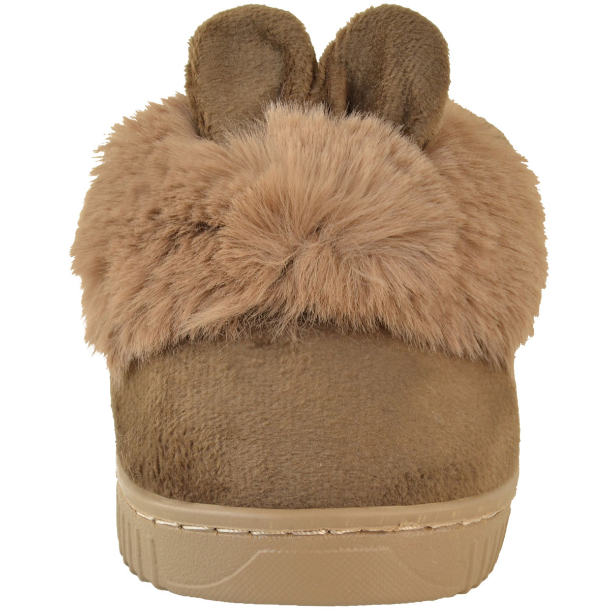 Kids Indoor Slippers
 Girls Kids Childrens Fluffy Faux Fur Indoor Slippers