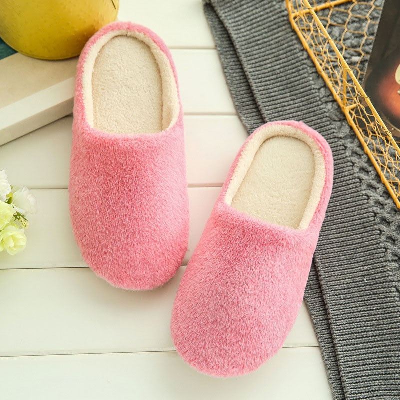 Kids Indoor Slippers
 New Winter Indoor Slippers Girls Cotton Plush Warm