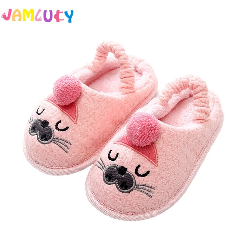 Kids Indoor Slippers
 Kids Slippers Children Home Slippers Girls Cotton Cartoon