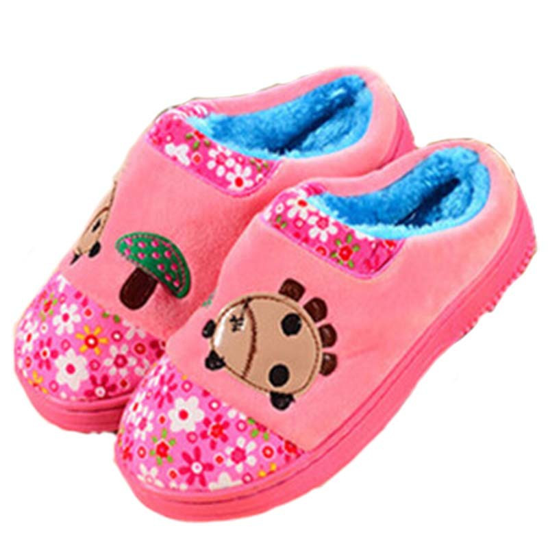 Kids Indoor Slippers
 Plush Kids Indoor Slippers NEW 2015 Winter Home Shoes For