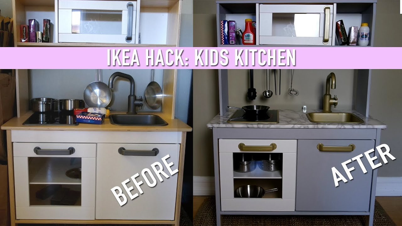 Kids Kitchen DIY
 IKEA Hack DIY Kids Kitchen Set