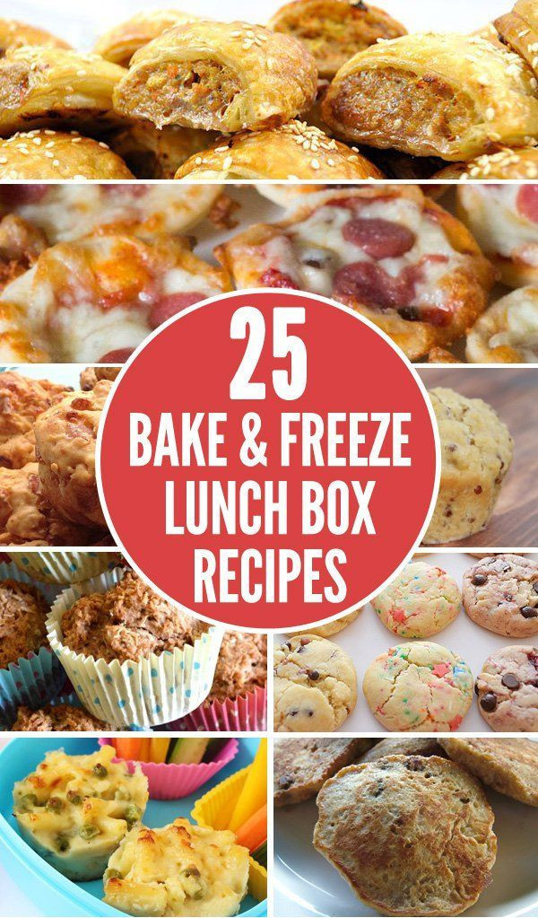 Kids Lunch Boxes Recipes
 25 Freezer Friendly Lunch Box Ideas