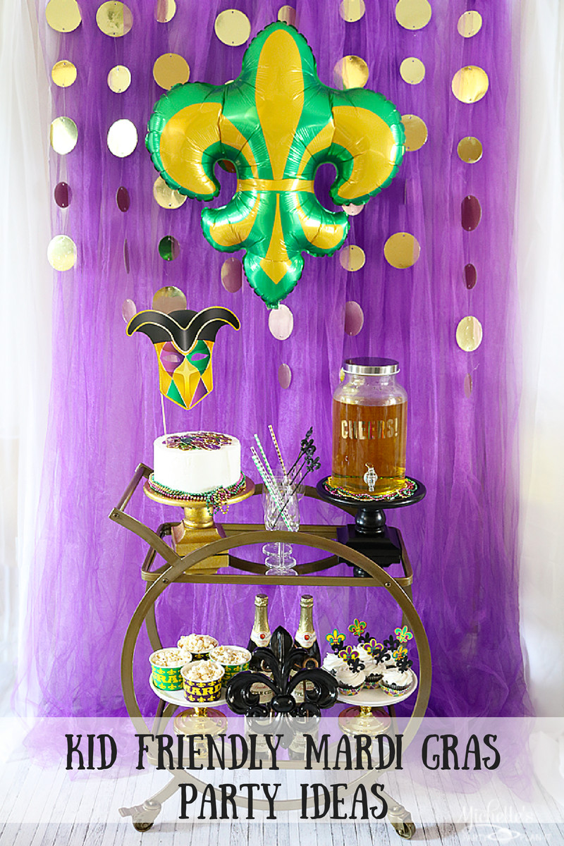 Kids Mardi Gras Party
 Mardi Gras Celebration Ideas A Kid Friendly Bar Cart