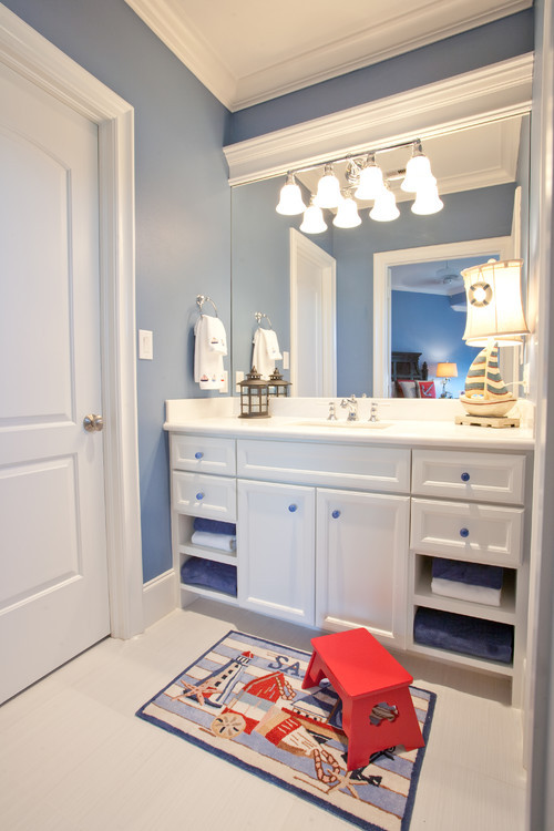 Kids Nautical Bathroom
 7 Traditional Coastal Bathrooms All in the same Home