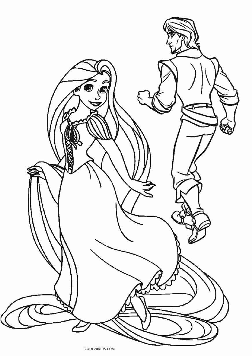 Kids Online Coloring
 Free Printable Tangled Coloring Pages For Kids