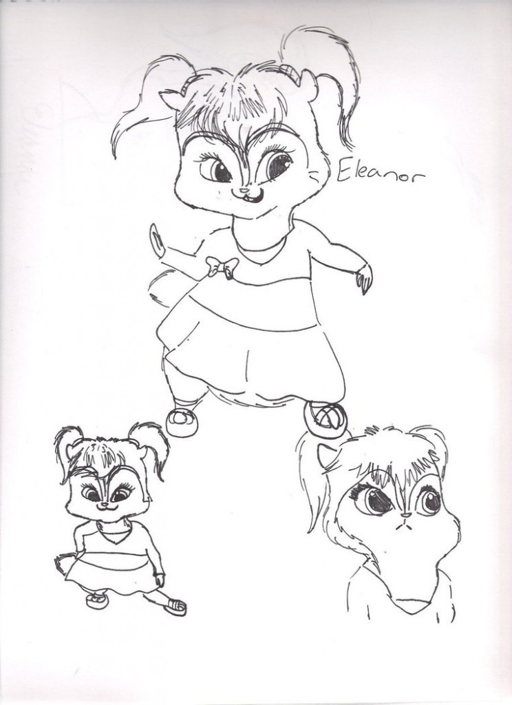 Kids Online Coloring
 Free Printable Chipettes Coloring Pages For Kids