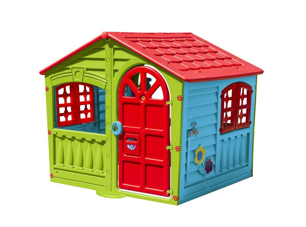 Kids Outdoor Plastic Playhouses
 Childrens Indoor & Outdoor Summer Garden Wendy House