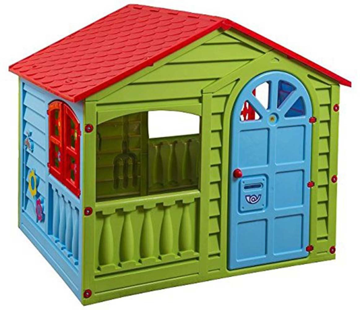 Kids Outdoor Plastic Playhouses
 Childrens Garden Happy House Outdoor Indoor Summer