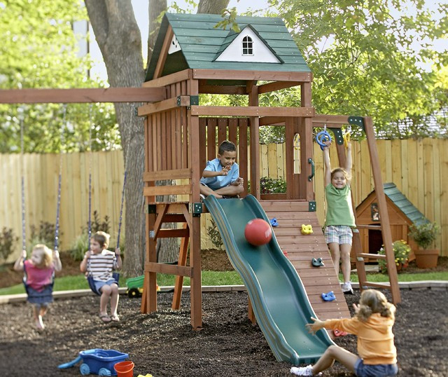 Kids Outdoor Play Area
 Kids Backyard Play Area Traditional Kids other