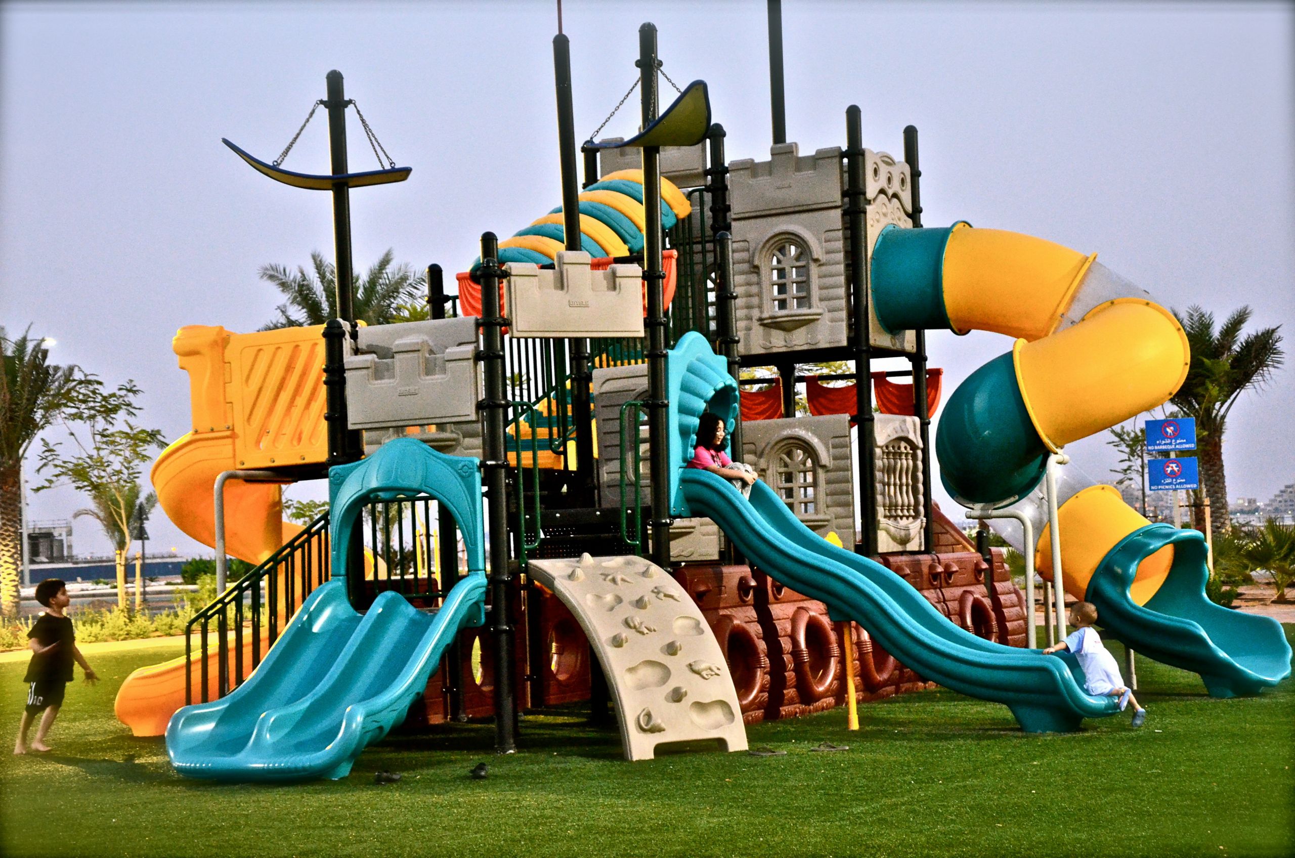 Kids Outdoor Play Area
 Outdoor Kids play area located inside Marjan resort
