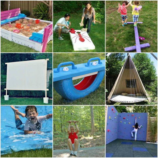 Kids Outdoor Play Equipment
 20 Awesome DIY Outdoor Play Equipment For Kids