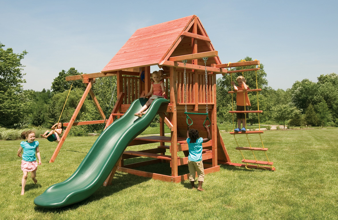 Kids Outdoor Play Set
 Outdoor Play Sets with Picnic Table