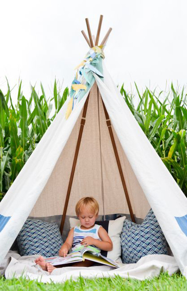 Kids Outdoor Teepee
 Cheerful Outdoor Teepee For Kids Playhouse