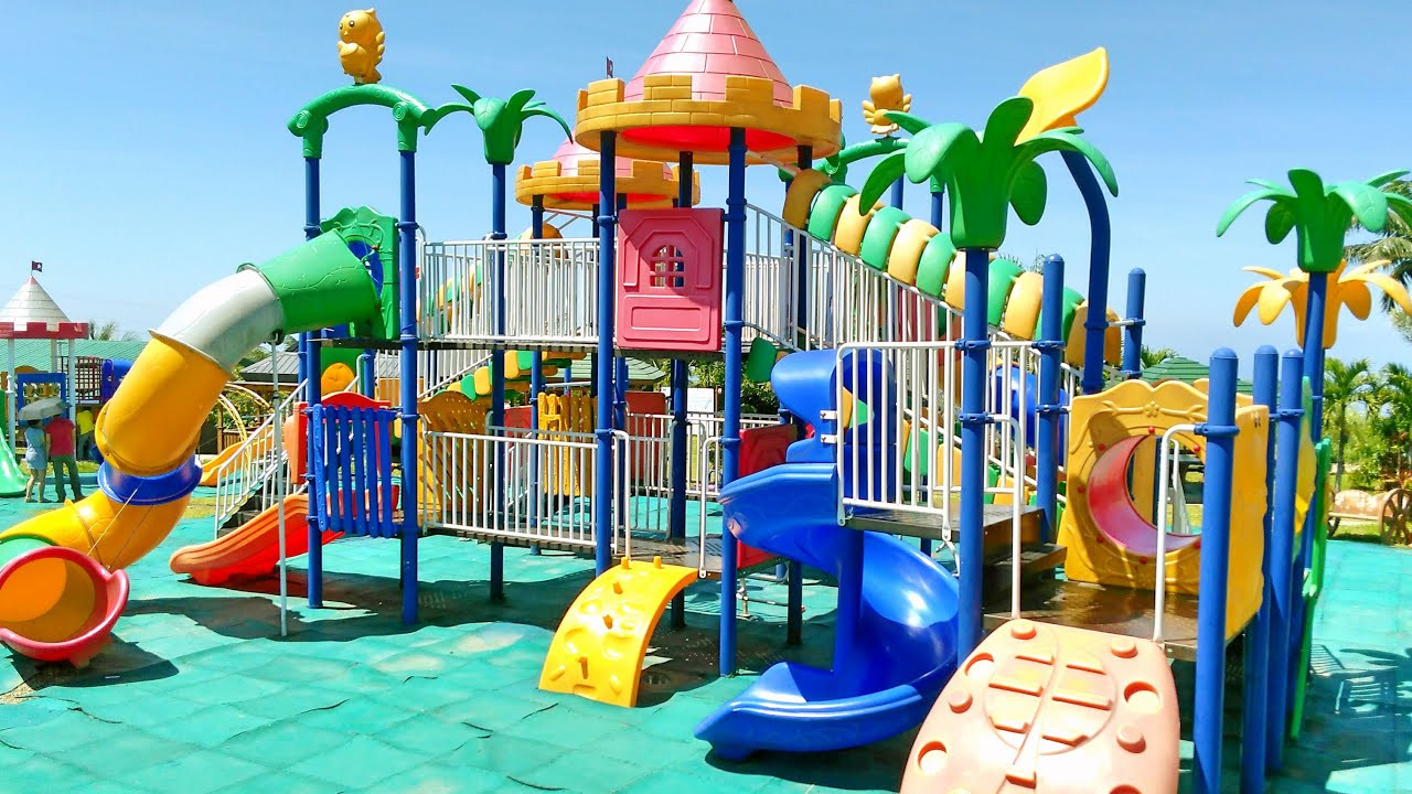 Kids Outdoors Playground
 Outdoor Playground Fun for Children Family Park with