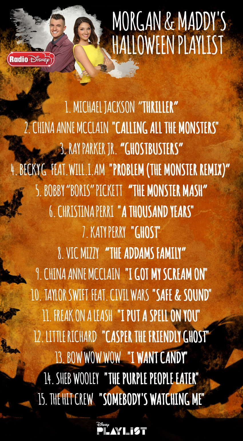 Kids Party Music Playlist
 Radio Disney s Morgan and Maddy Just Made Your Halloween