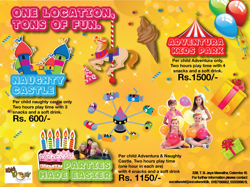 Kids Party World
 Excel World Kids party fers – SynergyY