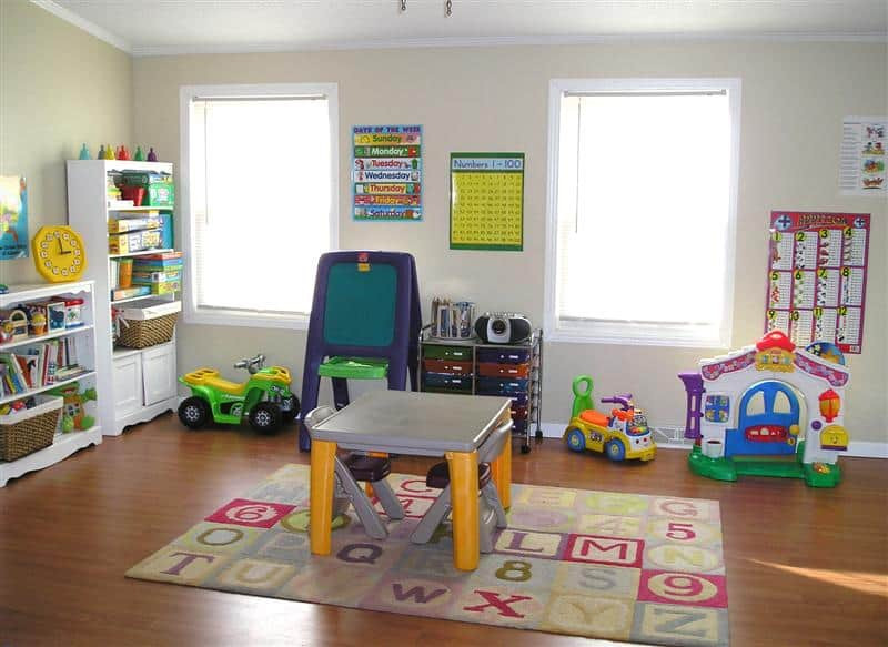 Kids Playroom Ideas On A Budget
 Organizing & Decorating a Homeschool Playroom on a Bud