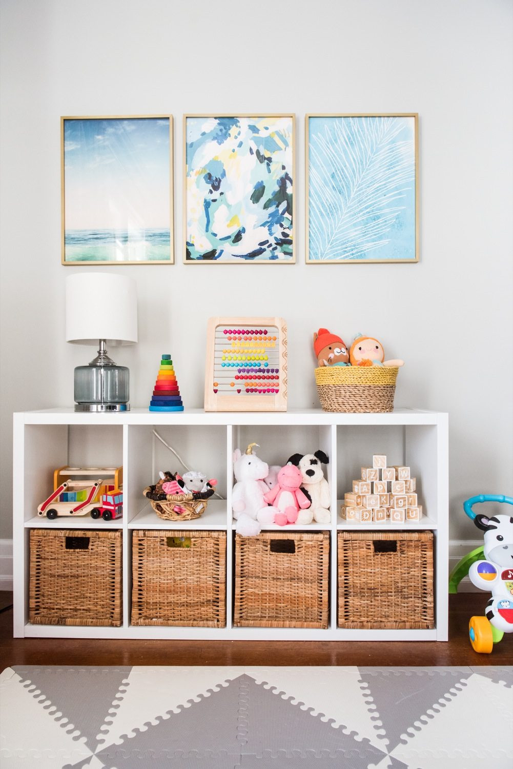 Kids Playroom Wall Decor
 Emerson s Modern Playroom Tour The Sweetest Occasion