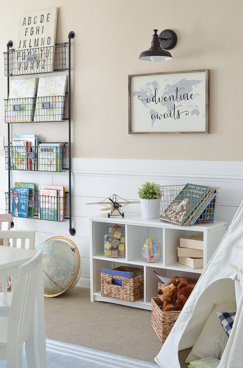 Kids Playroom Wall Decor
 Modern Farmhouse Playroom