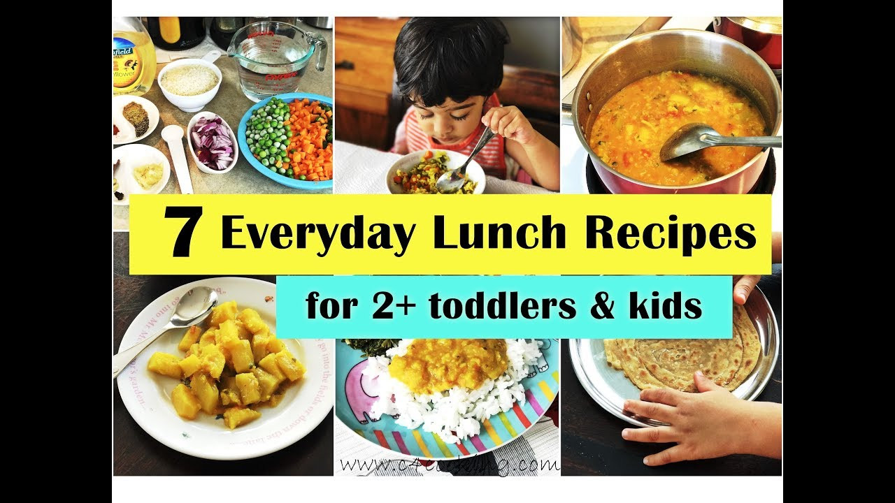 Kids Recipes India
 7 Everyday Indian Lunch recipes for 2 toddlers & kids