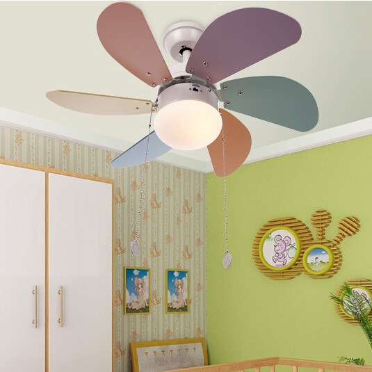 Kids Room Ceiling Fan
 ceiling lights colours modern brief fashion ceiling fan