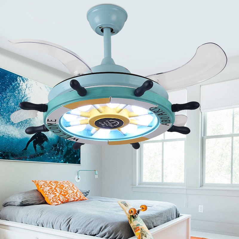 Kids Room Ceiling Fan
 Kids room ceiling fan with lights remote control for