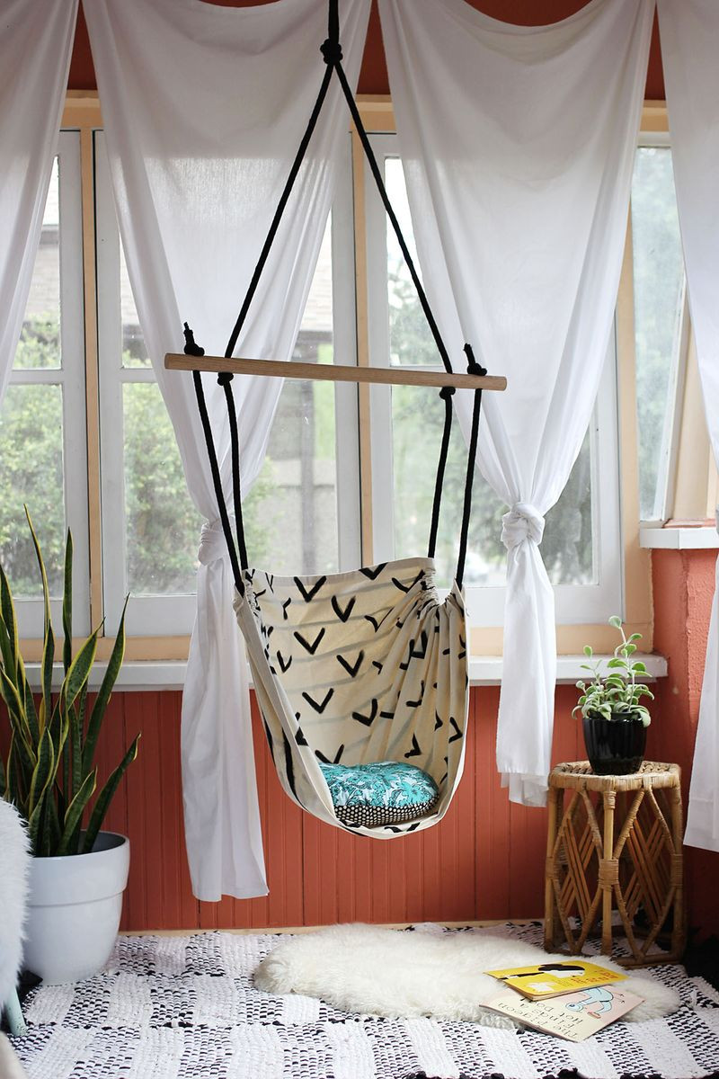 Kids Room Hammock
 DIY Tutorial Make This Hammock Chair for Your Porch or