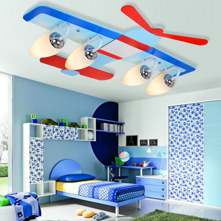 Kids Room Lighting
 Modern Attractive Airplane Light Fixture Concept for Kids