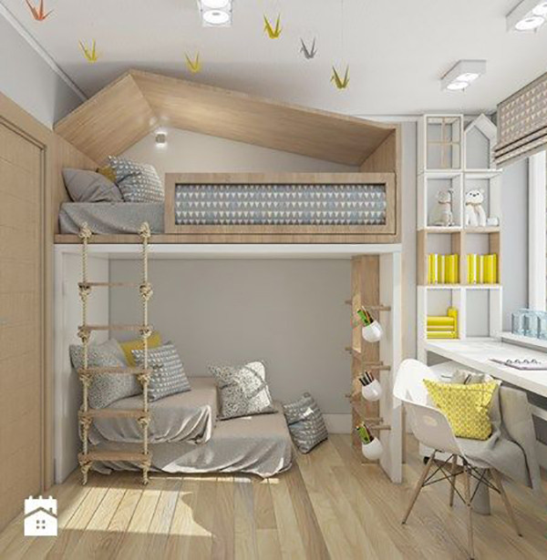 Kids Room Loft Bed
 Stunning Loft Beds for a Kids Room Petit & Small