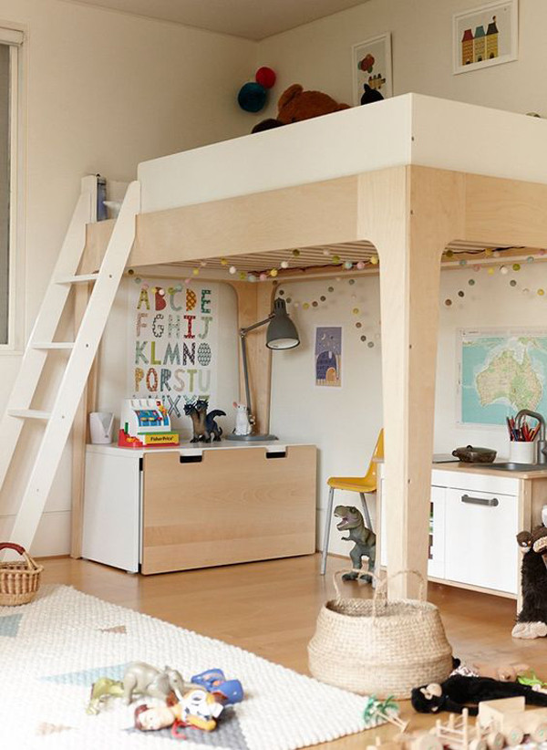 Kids Room Loft Bed
 20 IKEA Stuva Loft Beds For Your Kids Rooms