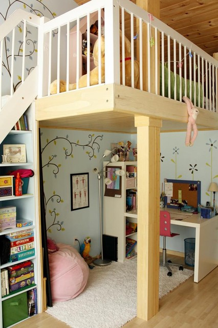 Kids Room Loft Bed
 20 Great Loft Bed Design Ideas for Small Kids Bedrooms