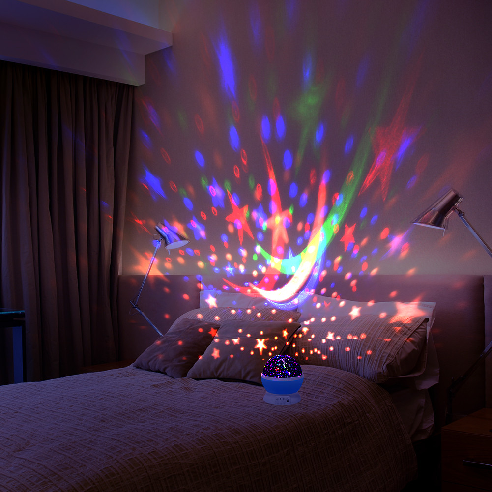 Kids Room Projector
 Kid Night Light Star Baby Room Bedroom LED Sky Children