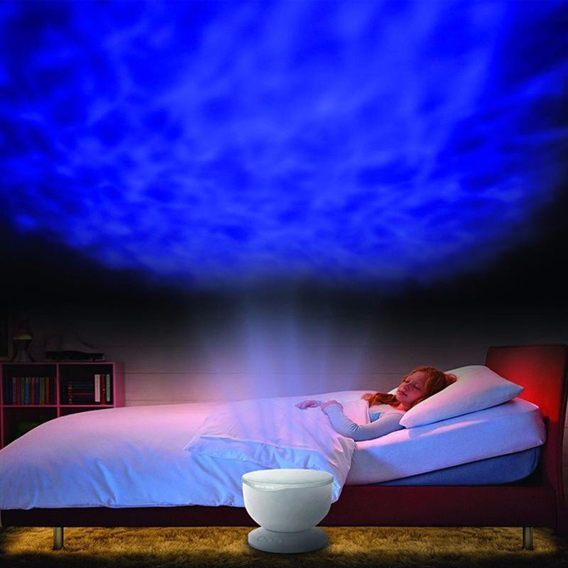 Kids Room Projector
 Ocean Wave LED Night Mood Light Lamp Projector For Kids