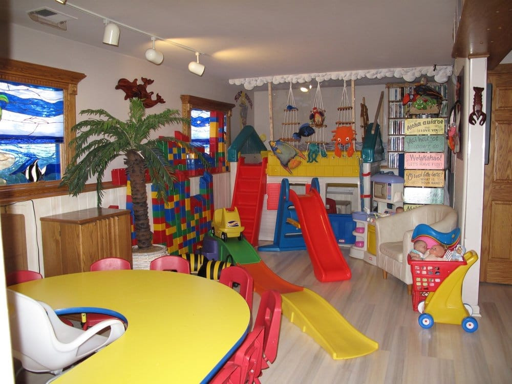 Kids Room Set Up
 Their downstairs playroom is set up for fun and learning