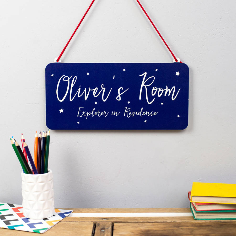 Kids Room Sign
 Personalised Children s Room Metal Sign By Delightful