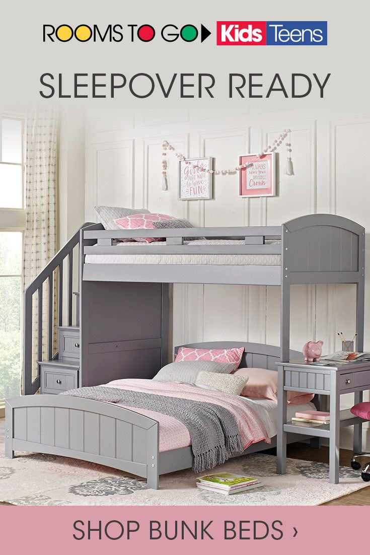 Kids Room To Go
 Rooms To Go Kids has a huge collection of Bunk Beds for