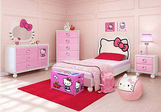 Kids Room To Go
 Shop for a Hello Kitty Twin Bedroom at Rooms To Go Kids