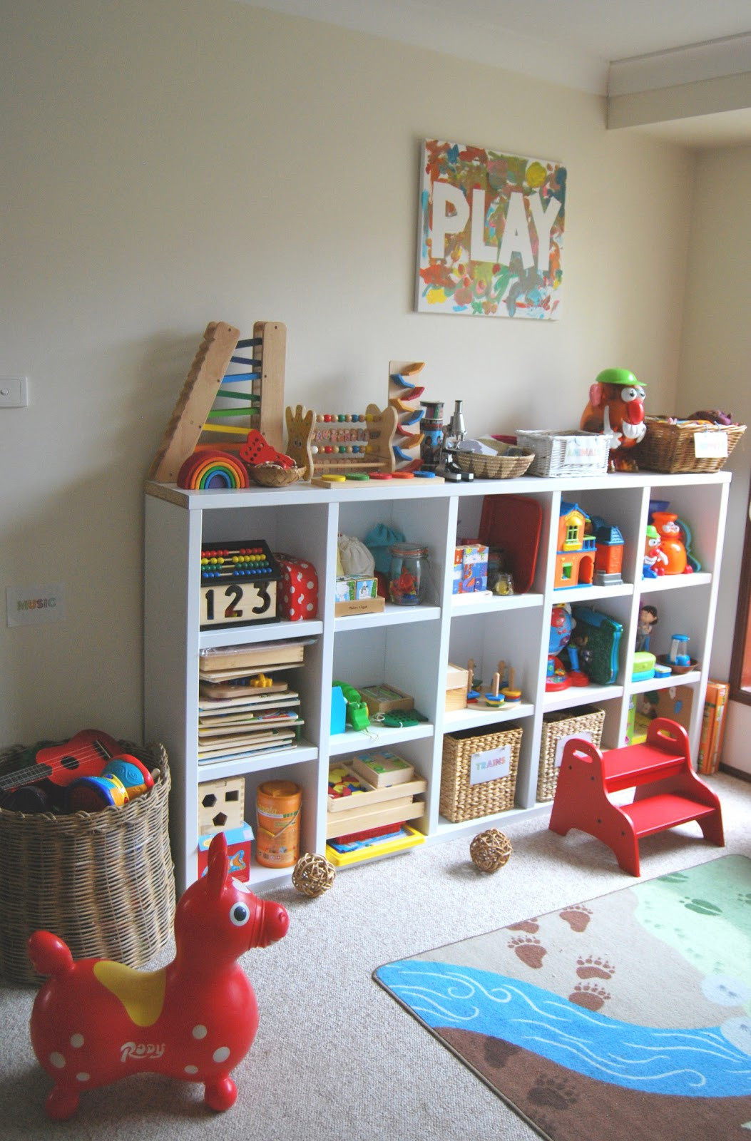 Kids Room Toy Storage
 A Little Learning For Two Play Room Tour PART 3 Toy