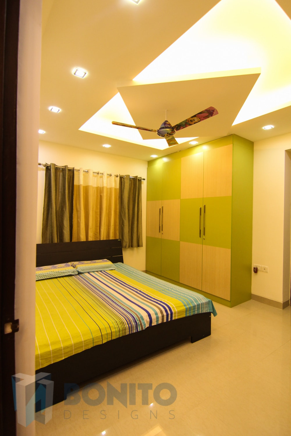 Kids Room Wardrobe
 3BHK Apartment Interiors in Whitefield Bangalore Mr