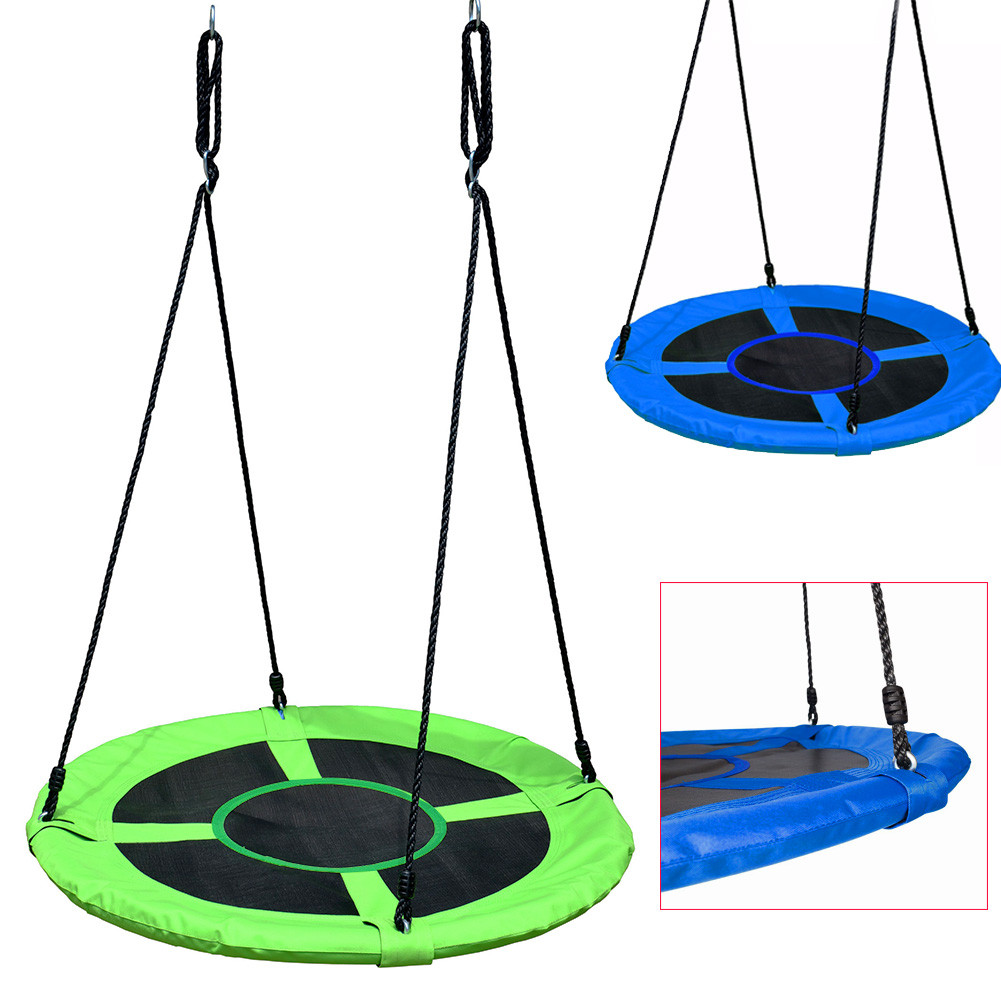 Kids Round Swing
 40" Kids Tree Saucer Swing Outdoor Garden Round Children