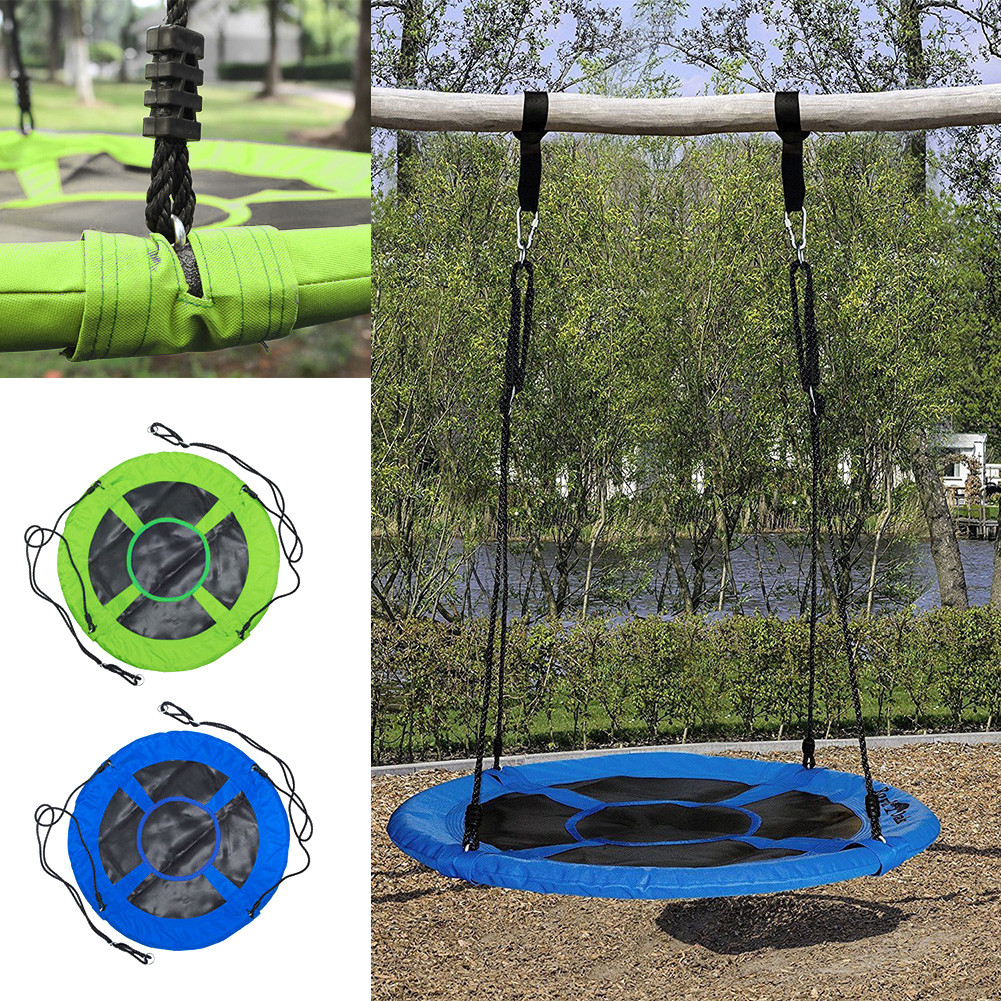 Kids Round Swing
 40" Kids Tree Saucer Swing Outdoor Garden Round Children