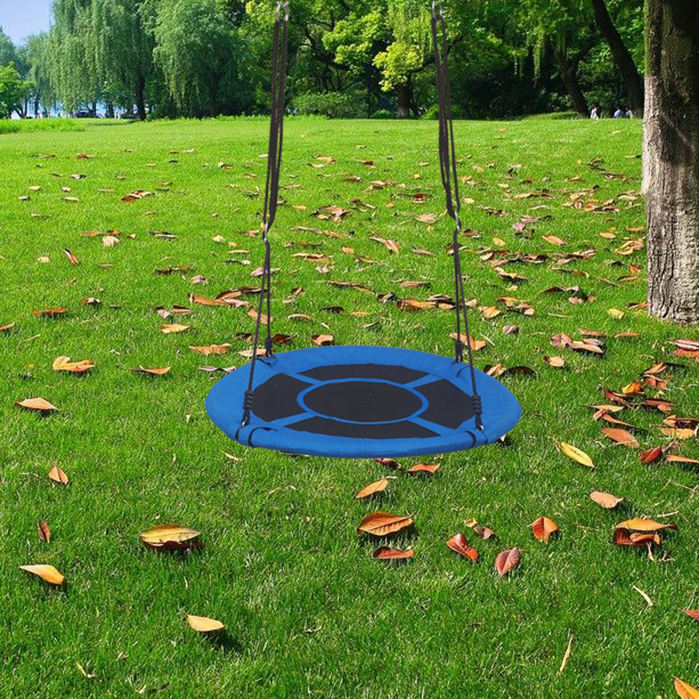 Kids Round Swing
 Giant Tree Swing for Kids 40" Round Outdoor Saucer